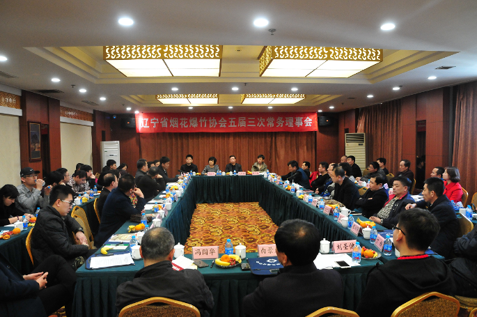 辽宁省烟花爆竹协会五届三次常务理事会在沈阳召开